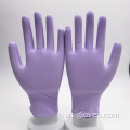 Guanti di nitrile viola viola da laboratorio per cibo